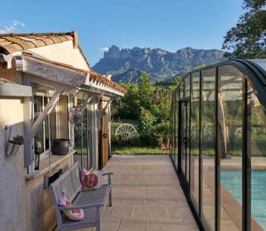 Saillans Bed & Breakfast | Chambre double "le pêcher" saillans