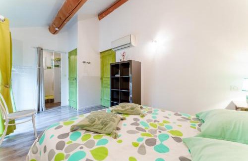 Piolenc Bed & Breakfast | Chambre Olive Verte