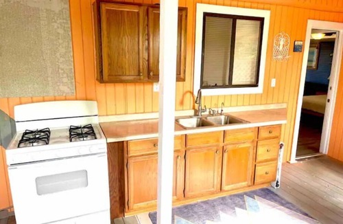 Ocean View Apartment | Chameleon Suite Ocean Views Kitchen Volcano NP