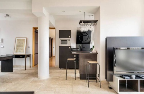 Chaillot Apartment | Champs Elysees Penthouse Eiffel Tower View Jacuzzi