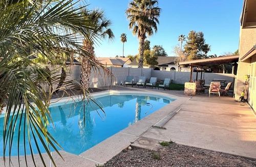 Chandler House | Chandler West Manor, play pool &Patio, Pet friendly sleeps 8