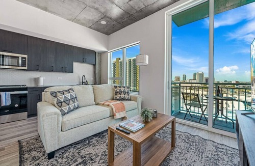 Channel District Apartment | Channelside High Rise | Perfect for Remote Work!