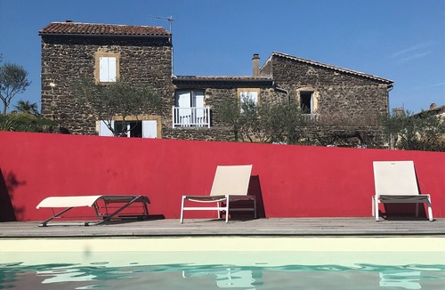 Saint-Lager-Bressac House | Character house in Ardèche with heated swimming pool and pétanque court.