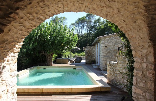 Tharaux House | Character house with swimming pool, 5 bedrooms with double beds.