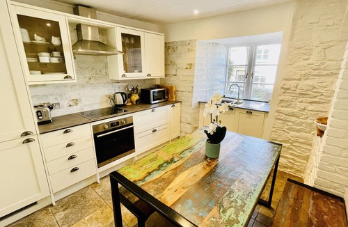 Dittisham House | Characterful cottage a stones throw from river Dart with front & back patios