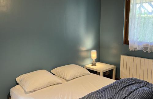 Merville-Franceville-Plage Ski Chalet | Charmant chalet 4P avec jardin privatif, proche plage et commerces à Merville-Franceville - FR-1-487-333