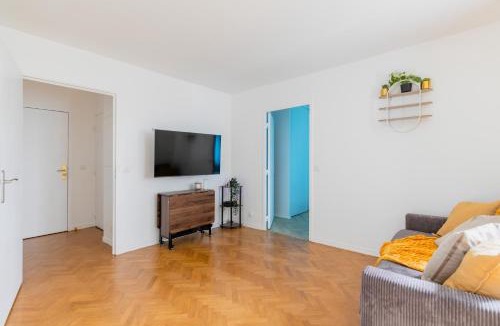 Aubervilliers Apartment | Charmant 2 pièces rénové Porte de Paris avec parking