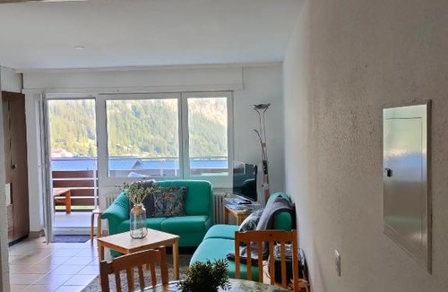 Leukerbad Apartment | Charmant appartement de 3,5 pièces avec balcon