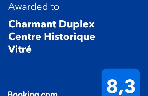 Vitre Apartment | Charmant Duplex Centre Historique Vitré
