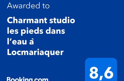 Locmariaquer Apartment | Charmant studio les pieds dans l’eau à Locmariaquer