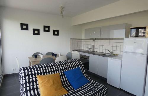 Le Couchant Apartment | Charmant T2 avec Piscine, Proche Plage et Commerces, Garage Privé, Quartier Couchant - FR-1-328-227