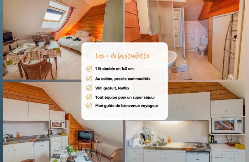 Auguaise House | Charmante studette au calme avec terrasse et parking