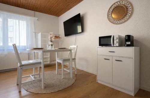 Neuhausen am Rheinfall Apartment | Charmantes Studio Rheinfall & Bahnhof zu Fuss