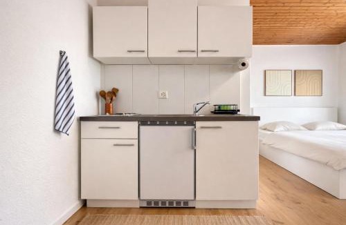 Neuhausen am Rheinfall Apartment | Charmantes Studio Rheinfall & Bahnhof zu Fuss