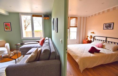 Aubervilliers Apartment | Charme Parisien : Sauna & Jardin