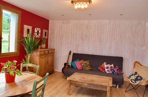 Saint-Etienne-de-Crossey Apartment | Charming apartment overlooking garden, pool and the Chartreuse