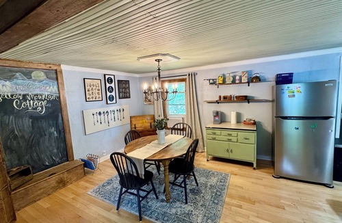 Bakersville Cottage | Charming 1940s Cottage nUpdated-Creek Front-Fire Pit
