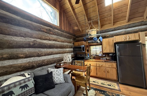 Elkland Cabin | Charming 2-bedroom cabin with WiFi, AC near marvelous Pleasant Hope, Mo.