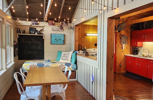 Vassalboro Cabin | Charming 2-bedroom lakefront camp on Webber Pond