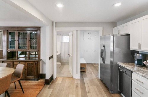 Libertyville Apartment | Charming 2 Bedroom Apartment, Steps to Downtown Near Naval Base!