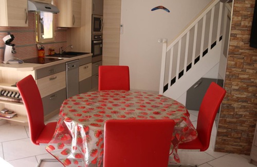 Naturist Village Apartment | Charming 2BR Villa with A/C, Pool Access & Parking in Agde