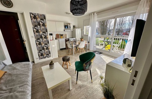 Cabourg Apartment | Charming 2-Room Apartment Near Cabourg Center with Balcony and Parking