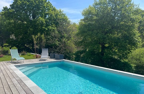 Ciboure Apartment | Charming 2BR with pool and parking in Basque house