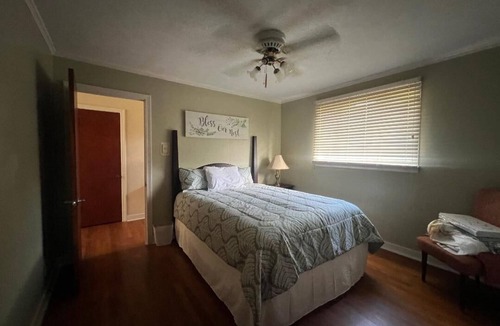 Natchez House | Charming 3-bedroom Natchez home blends Southern comfort with convenience.