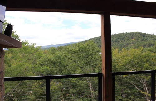 Hayesville Cabin | Charming 3 bedroom Riverside Cabin: WiFi, AC, & 3 Fireplaces in Hayesville, NC