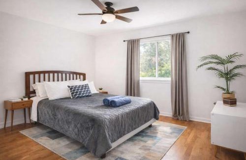Brownsboro Zorn House | Charming 4-Bed Home with Modern Touches & Porch
