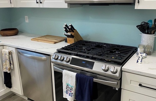 Village Green House | Charming 4-bedroom home in Cape May. Newly updated, AC, WiFi, gas fireplace