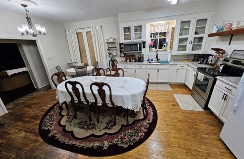 Coldspring House | Charming 4-brd. home in Coldspring, 1 block from Courthouse square. Sleeps 10.