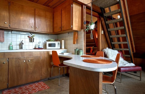 Otter Rock Cabin | Charming A Frame Nestled Amidst Trees in Otter Rock, Oregon