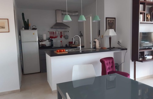 Costa Dorada Apartment | Charming apartment with large terrace and harbor view