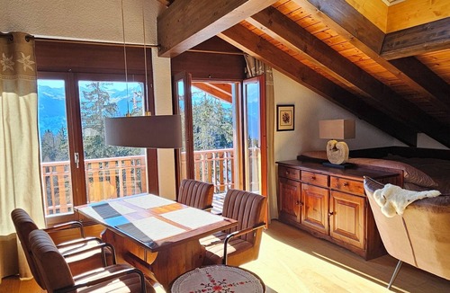 Randogne Apartment | Charming apartment in a prime location with fantastic views