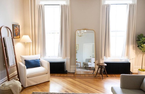 Newtonville Apartment | Charming Apt. with Marble Mantel