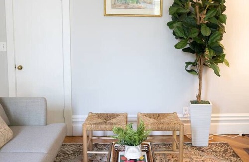 Newtonville Apartment | Charming Apt. with Marble Mantel