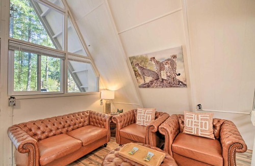 Ashford House | Charming Ashford Cabin with Private Hot Tub!