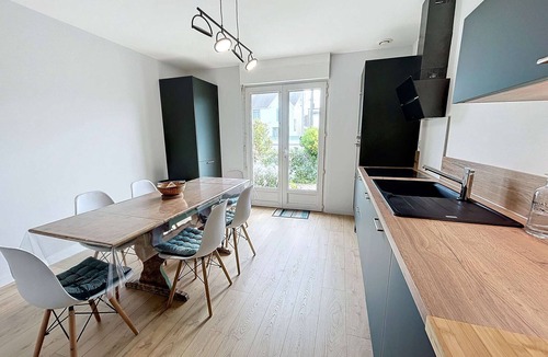 Saint-Pair-sur-Mer House | Charming Beachside House: 4 Bedrooms, Garden, Parking, Wi-Fi, 8 Sleeps!