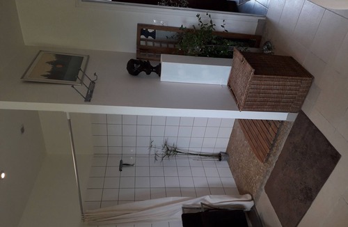 Morcourt House | Charming bedroom and its bathroom