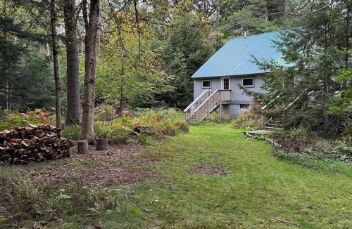 Denmark Cabin | Charming cabin,Lake access, Serene setting! Backyard bubbling brook!Pets welcome