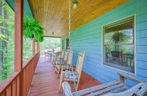 Laurel Springs House | Charming Cabin with Wraparound Deck in Blue Ridge!