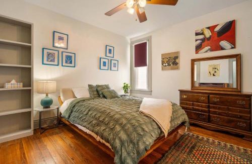 Germantown House | Charming City Home with Patio Fire Pit & Record Player-Family Friendly