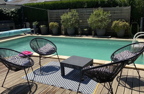Sorigny House | Charming cottage 10p #swimming pool #spa south Tours