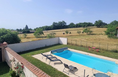 Saint-Sixte Cottage | Charming cottage in Saint-Sixte with private pool