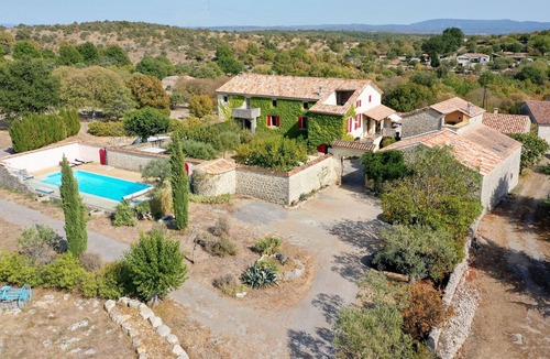 Joyeuse Cottage | Charming cottage le FINOU *** in a quiet area, heated swimming pool, south Ardèche
