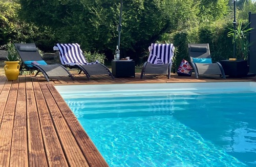 Montazels Cottage | Charming cottage with large pool, garden & views of Pyrénées, near Carcassonne