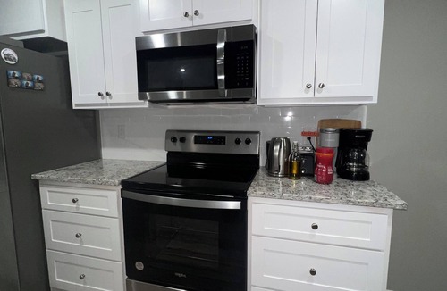 Beebe House | Charming Cozy Private Bedroom Shared Space Shared Bathroom with fenced backyard