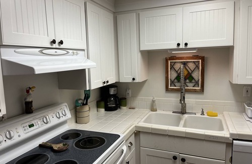 Naples Park House | Charming dog-friendly, large private tropical backyard. 3 bed 2 bath Great value