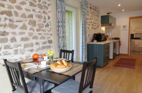 Saint-Priest-la-Prugne Apartment | Charming mountain studio with garden, pets allowed